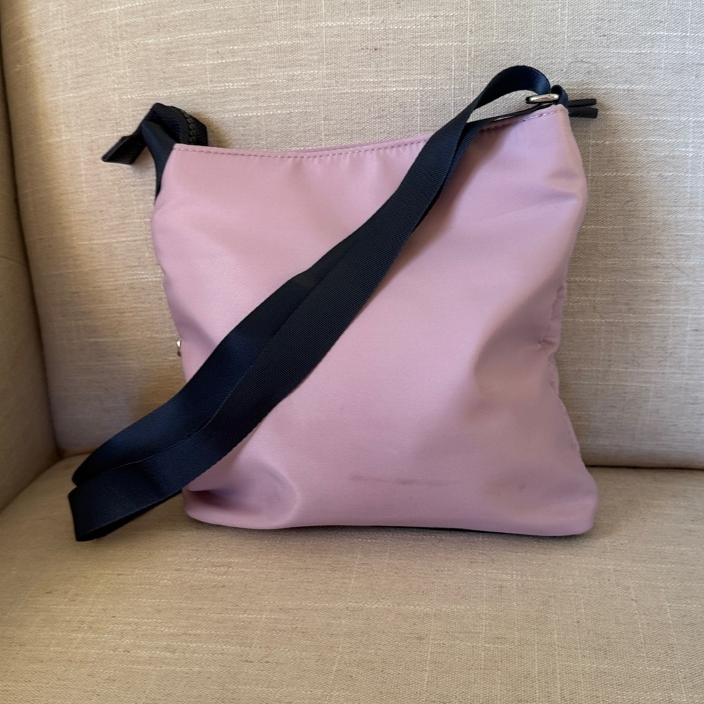Nautica Diver Nylon Small Crossbody Bag Purse Adjustable Shoulder Strap Mauve - Picture 13 of 13